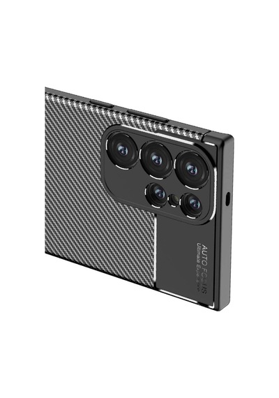 Galaxy S24 Ultra Uyumlu Miy Negro Silikon Telefon Kılıfı-siyah