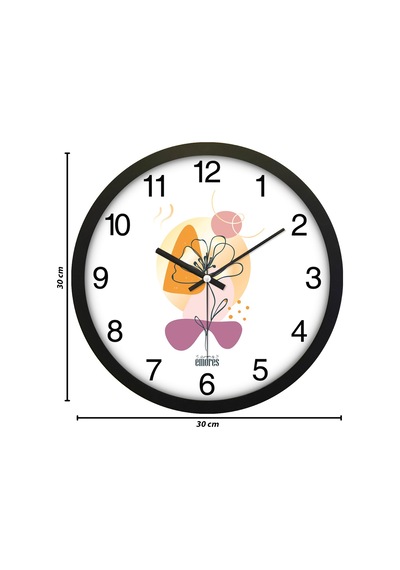 Emores 30 Cm Gerçek Cam Sessiz Mekanizma Duvar Saati Sku: Smg8690010205957 07 Beyaz