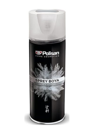 Polisan Metalik Sprey Siyah 400 ML.