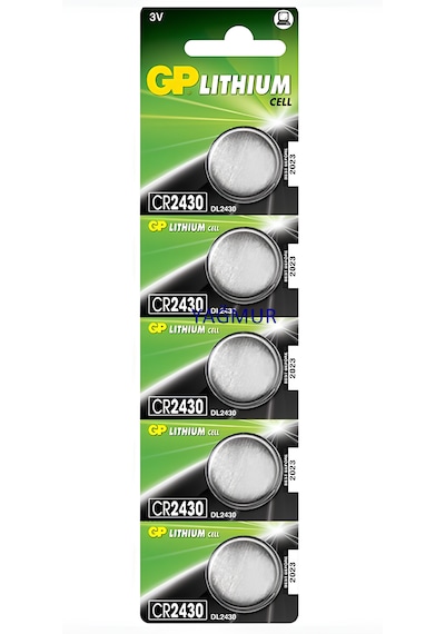 5 Adet 5li Kumanda Pili Cr 2430