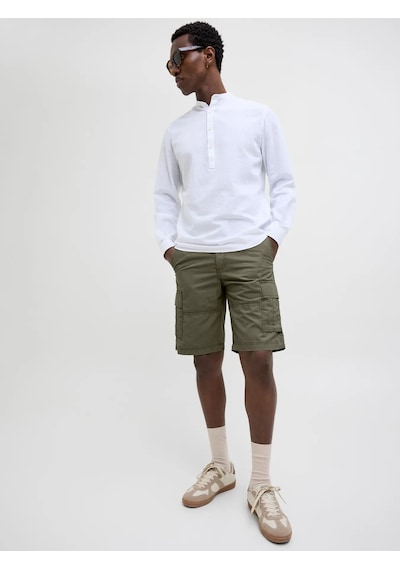 Jack & Jones Jack&jones Jpstcole Mateo Erkek Kargo Şort 12274389 Yeşil