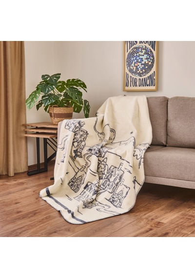Soft Kokina Runner - Beyaz - 45x140 Cm Renkli