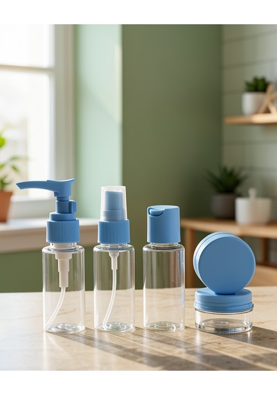 30 Ml 5'li Seyahat Boy Kozmetik Organizer Seti