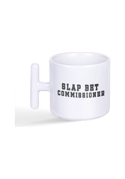 Slap Bet Commissioner How I Met Your Mother Baskılı Latte Fincanı T Kulplu Kupa Bardak Beyaz