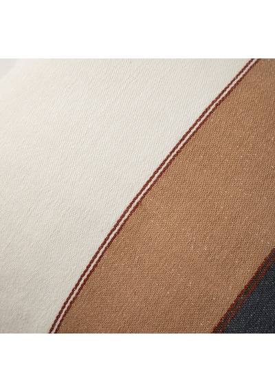 Mudo Home Carla Kırlent Ekru Lacivert 45x45 Çok Renkli