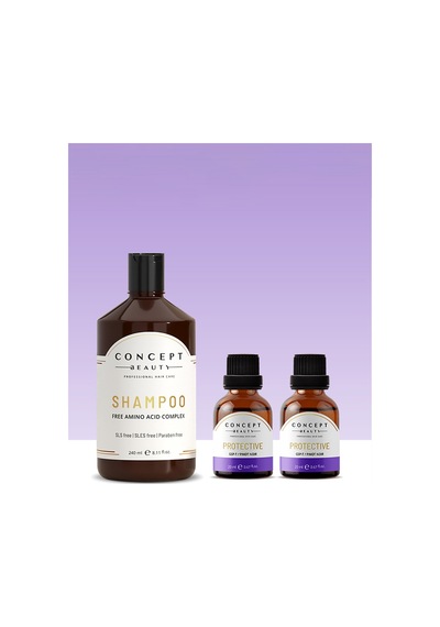 Concept Beauty Koruyucu Şampuan 240 ML + Protective Koruyucu Shot 2 x 20 ML