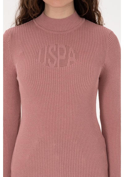 U.S. Polo Assn. Kadın Orkide Yarım Balıkçı Yaka Kazak 50310051-VR221