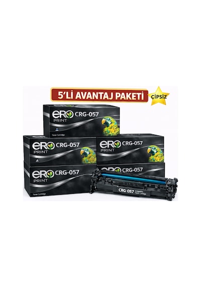 Crg-057 / Canon Mf-451dw Çipsiz Uyumlu Toner 5'li  Paket