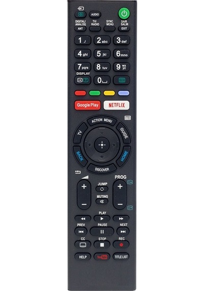 Sony Google Play-netflıx-youtube Tuşlu Lcd Led Tv Unıversal Kumanda