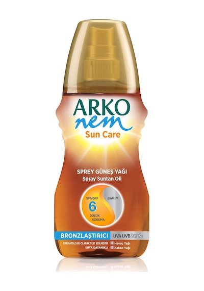 Arko Nem SPF 6+ Bronzlaştırıcı Güneş Yağı 150 ML
