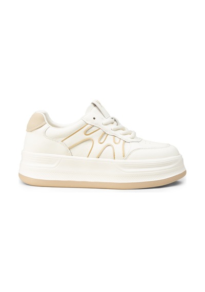 Deery Kadın Bej Renkli Platform Sneaker - K1064zbejc01 Bej