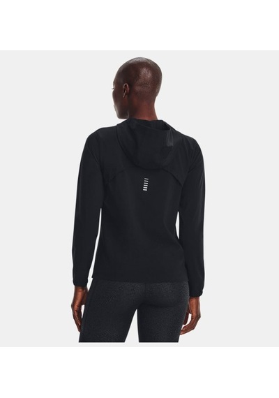 Under Armour Kadın UA Dış Mekan Koşu Mont 1377043-002 Siyah