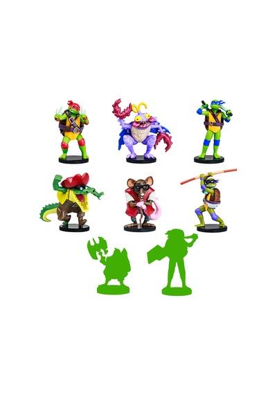 Tmnt Figürlü Kalem Başlığı 8'li Paket Model 1 Nt2070