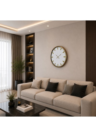 Eskitme Harmoney 52 X 52 Cm Duvar Saati