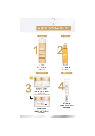 Yves Rocher Göz Kremi-kafein&e Vitamini-yaşlanma Karşıtı Bitki Kök Hücre Bakım Anti Age Global 15ml