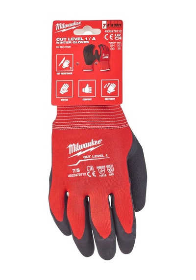 Milwaukee 1.derece Kesik Korumalı Nitril Eldiven S/7 4932479712