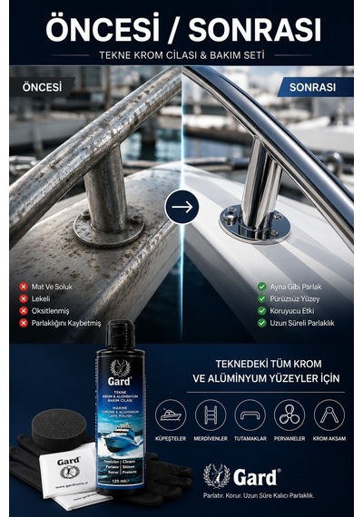 Gard Tekne Krom & Alüminyum Bakım Cilası