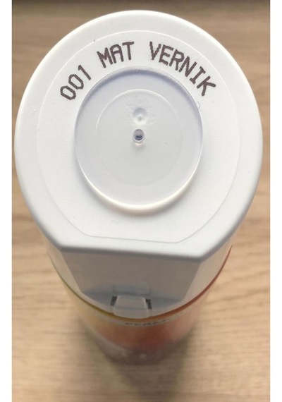Akçalı 001 Mat Vernik Sprey Boya 400 ML