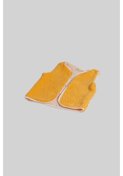 Luckka Heritage Puffy Astarlı Peluş Bebek Çocuk Yelek - Wellsoft Yelek - Ztpufyelek Turuncu