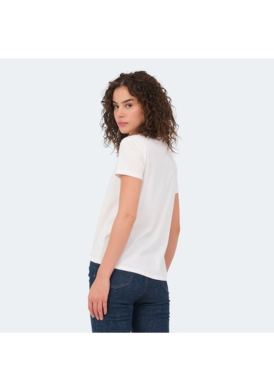 Slazenger VIRAJ Kadın  Ekru Tişört