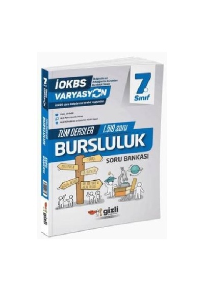 Gizli Yayınları 2025 7. Sınıf Varyasyon Bursluluk Tüm Dersler Soru Bankası