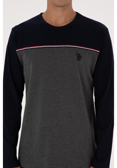 U.s. Polo Assn. Erkek Lacivert Pijama Takım 50318617-vr033 Lacivert