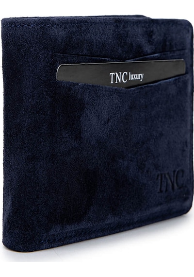 Tamer Tanca Erkek Hakiki Deri Lacivert Nubuk Cüzdan 1148 619 Erk Czdn Sk25-26 Lacı Nbk Lacivet