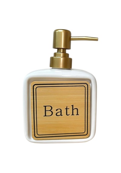 Porselen Sıvı Sabunluk 350ml Bath Beyaz 48392