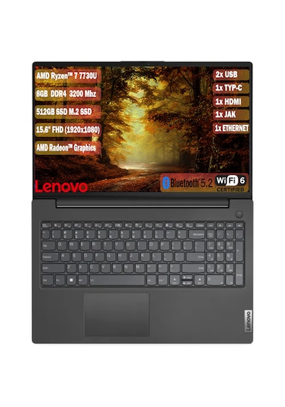 Lenovo V15 G4 ABP 82YY0012TR R7-7730U 8 GB 512 GB SSD 15.6" Dos Dizüstü Bilgisayar