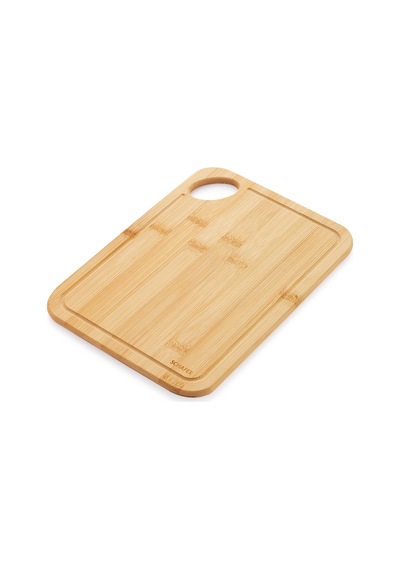 Schafer Woodart 2 Li Dikdörtgen Köşe Delikli Kesme Tahtası Sarı