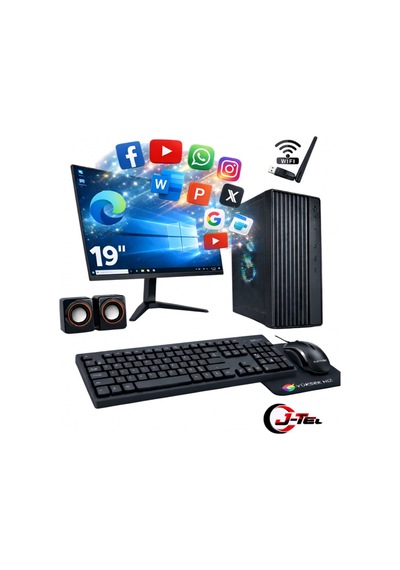 J-Tech Arya i5-6500TE 8 GB 128 GB SSD 19" Free Dos Masaüstü Bilgisayar