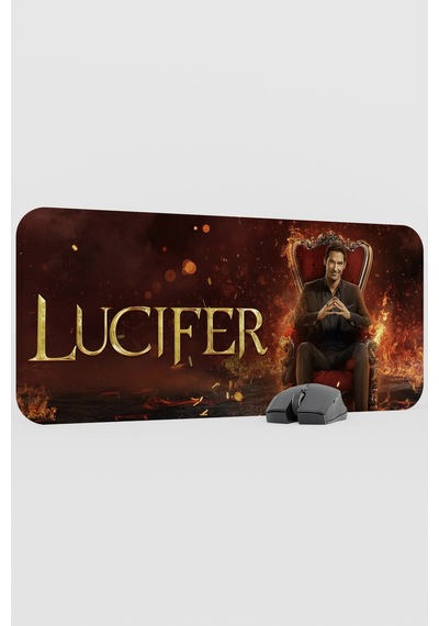 Lucifer V1 70x30 Xl Gaming Kauçuk Kaymaz Taban Mouse Pad Fare Altlığı