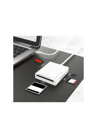 Kompakt 4'lü Kart Okuyucu Type-c Usb 3.0
