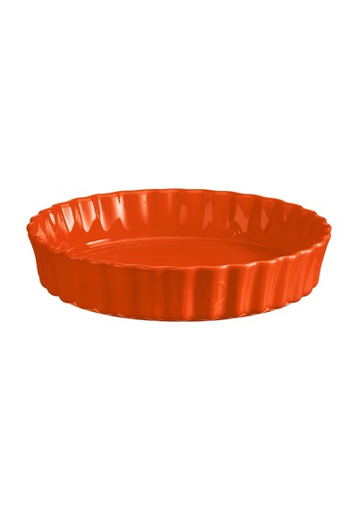 Emile Henry 11 İnç/2.1 Litre Derin Tart Tabağı, Toskana Çok renkli