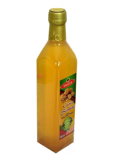 Ceviz Sirkesi Doğal Fermantasyon Katkısız Cam Şişe 500 Ml