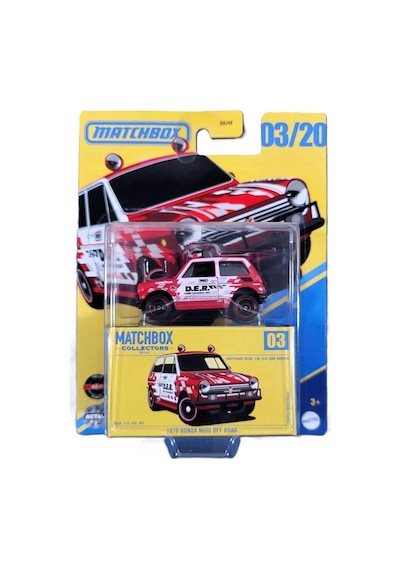 Matchbox Koleksiyon Araçlar Gbj48 - Jcl34 1970 Honda N600 Off Road Sarı