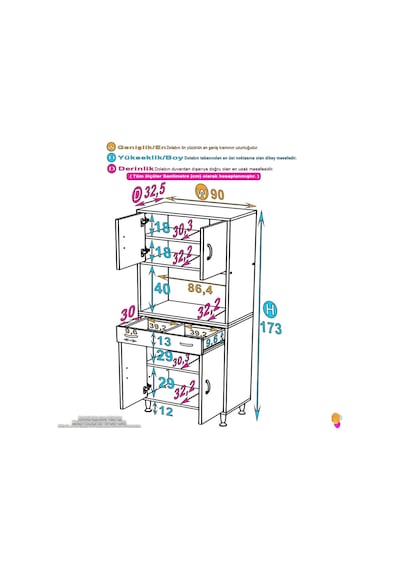 Eliusta Nordi 4 Kapak 2 Raflı Beyaz Dolap 90x173x32,5 Cm Çekmeceli Çok Amaçlı Banyo/mutfak Dolabı Beyaz Eliusta Nordi 4 Kapak 2 Raflı Beyaz Dolap 90x173x32,5 Cm Çekmeceli Çok Amaçlı Banyo/mutfak Dolabı Beyaz