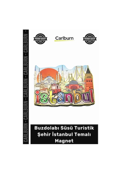Magnet Hediyelik Eşya Hatıra Dekoratif Buzdolabı Süsü Turistik Şehir İstanbul Temalı Magnet