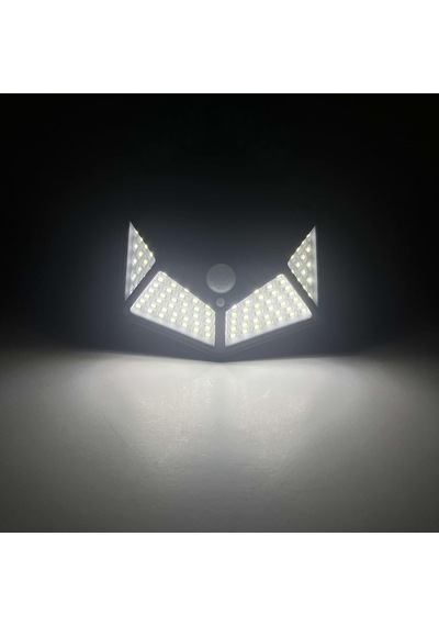 Lexroo 100 Led'li Güneş Enerjili Solar Duvar Apliği Standart