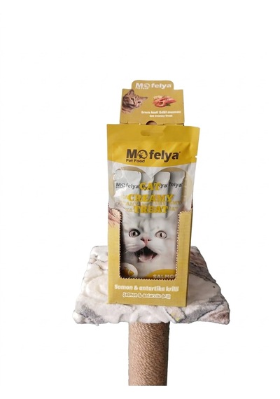 Krem Kedi Ödül Maması Somon % Antartik Krill Aromalı 12 4'lü Paket Toplam 48 Ad.
