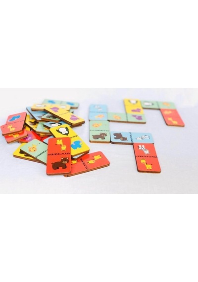 Rossie Ahşap Eşleştirme Oyunu - Domino Game