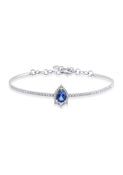 2.15 Karat Safir Pırlanta Bileklik - Hrd Sertifikalı