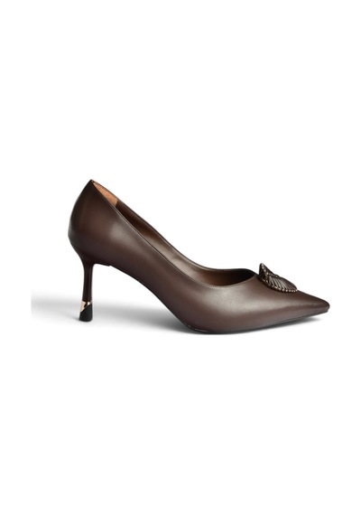 Fox Shoes Z308300909 Kahverengi İnce Topuklu Kadın Ayakkabı