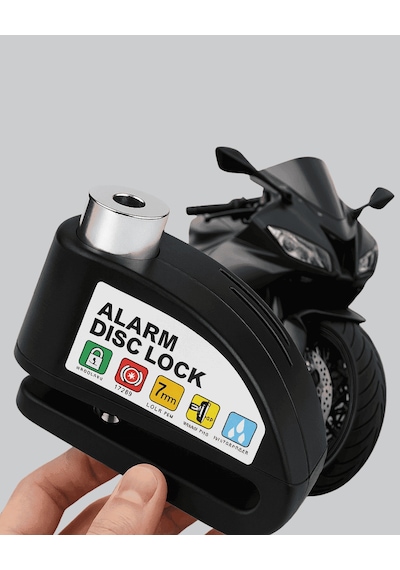 Ekonomik Alarm Disk Kilidi Motosiklet Scooter Bisiklet