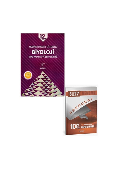 Karekök 2027 12. Sınıf Biyoloji Konu Anlatımı Ve Soru Çözümü+anla Kazan Paragraf Deneme