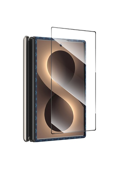Galaxy Z Fold 8 Benks Armorair Armorgrid Grand Combo Üçlü Aksesuar Seti Karbon Kapak + Film Mavi