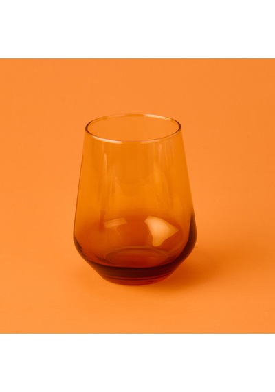 Raklee New Iconic 4'lü Su Bardağı Seti - Amber - 425 Ml Renkli