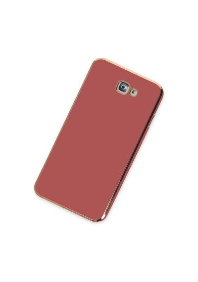 Samsung Uyumlu Galaxy J7 Prime Kılıf Volet Silikon Kırmızı
