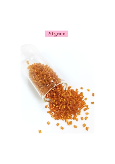 Kesme Cam Boncuk 2mm - 4 Renk - Toplam 80 Gram - Bnc441