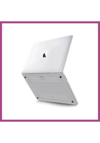 Gees Global Macbook Pro 13 2020 Macbook Buzlu Kapak - Şeffaf Gbzs